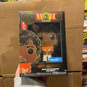 NIB FUNKO POP ENAMEL PIN! WALMART EXCLUSIVE JIMI HENDRIX